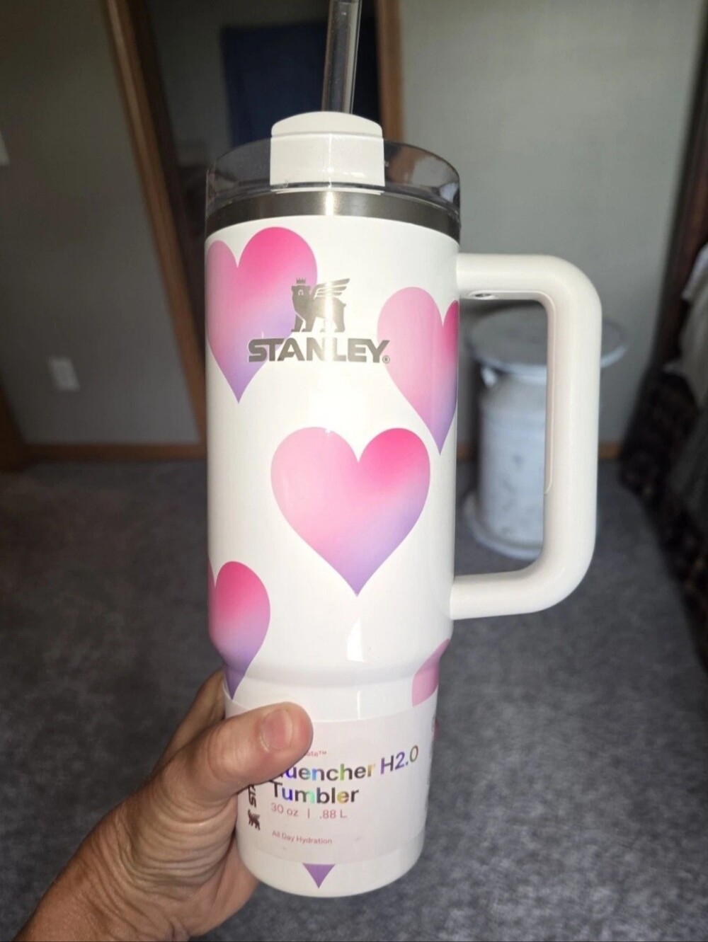 Stanley 30 Oz Fosted Heart Gradient New